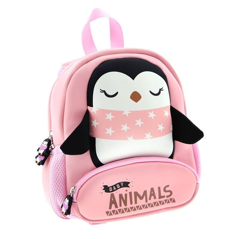 Mochila infantil 3D Aurea Kids - Pinguim - Papelaria Encantada