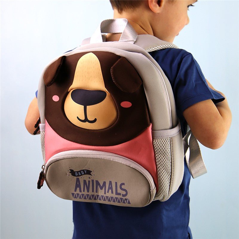 Mochila infantil 3D Aurea Kids - Urso - Papelaria Encantada
