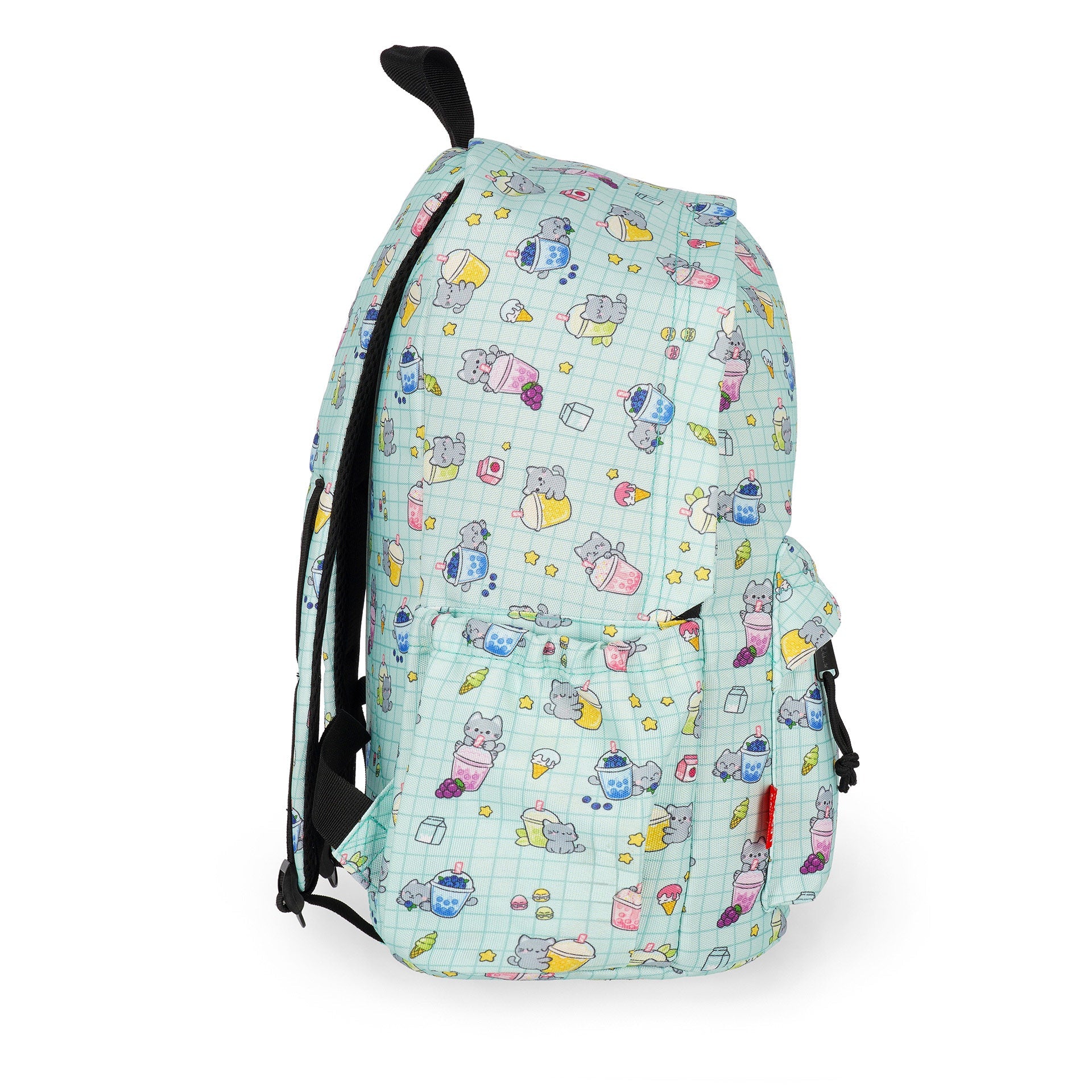 Mochila Legami Gato Bubble Tea - Papelaria Encantada