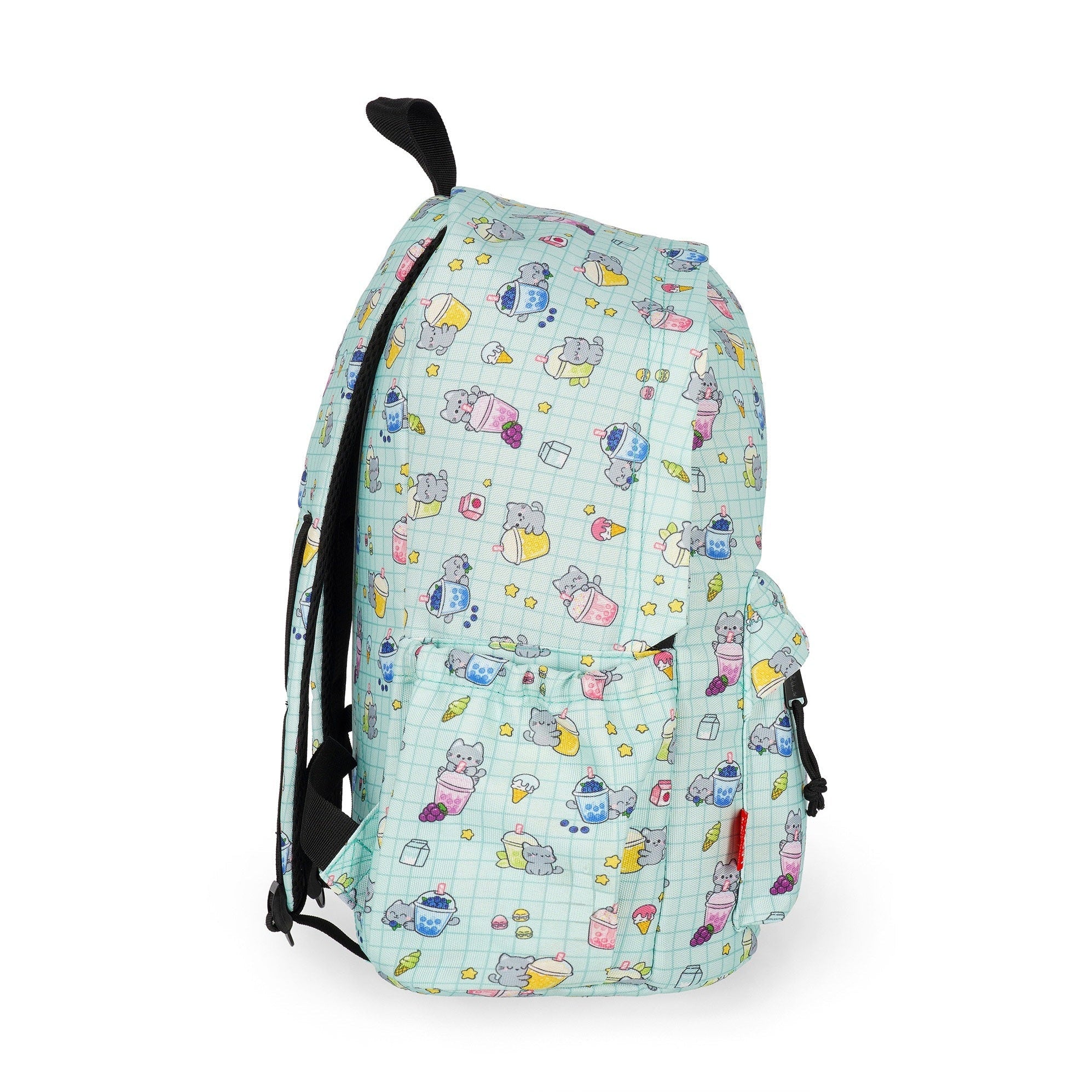 Mochila Legami Gato Bubble Tea - Papelaria Encantada