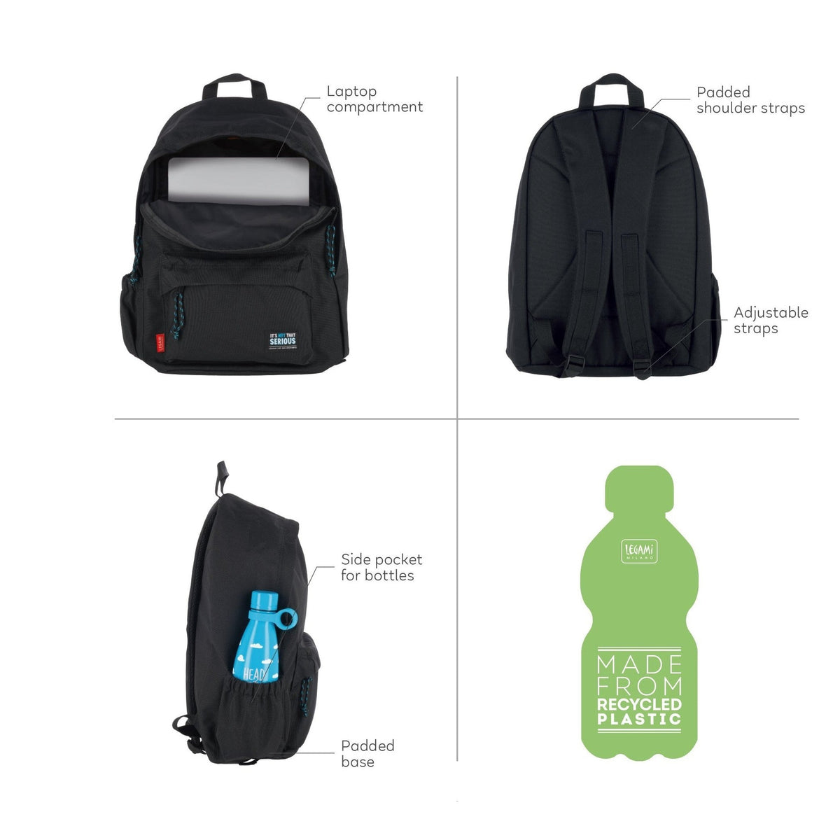 Mochila Legami Margarida - Papelaria Encantada