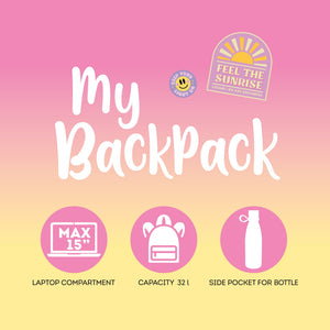 Mochila Legami Sunrise Lover - Papelaria Encantada