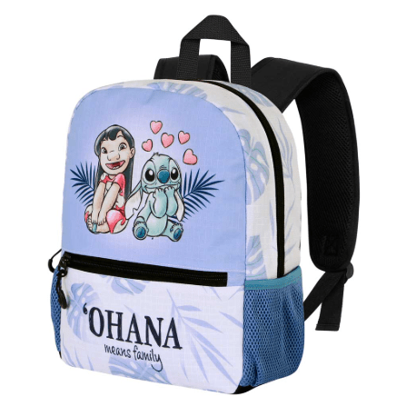 Mochila Lilo e Stitch Lilás Doce Casal Lilo e Stitch - Papelaria Encantada