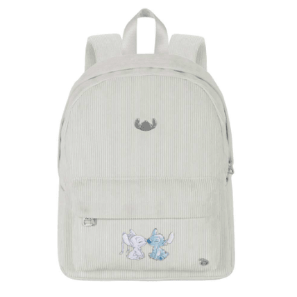 Mochila Lilo e Stitch Off-White Roy - Papelaria Encantada