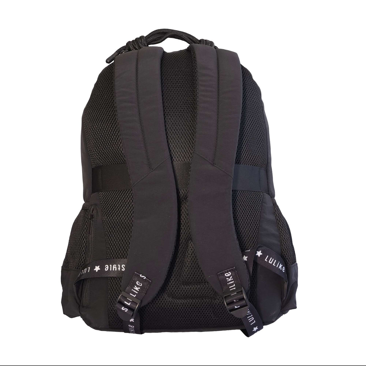 Mochila Luluca Preto modelo 2026 - Papelaria Encantada