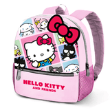 Mochila Multicolorida com Painéis Doces Hello Kitty - Papelaria Encantada