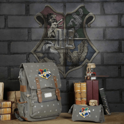 Mochila Oxford Harry Potter Greyly - Papelaria Encantada