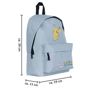 Mochila Pokemon 39cm c/ bolso - Papelaria Encantada