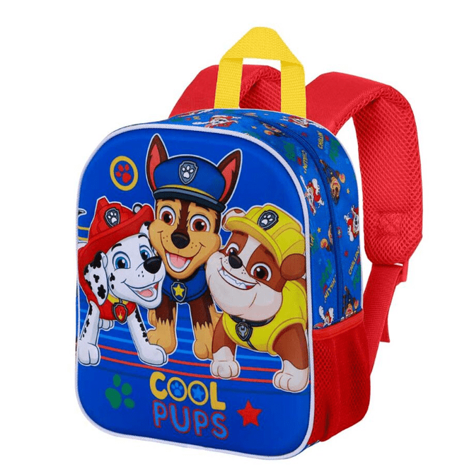 Mochila pré-escolar 3D Patrulha pata - Papelaria Encantada