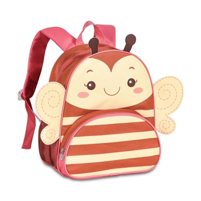 Mochila pré-escolar Abelha 33cm - Papelaria Encantada