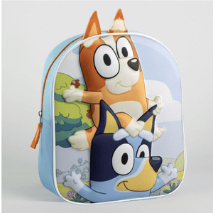Mochila Pré-escolar Bluey e bingo - Papelaria Encantada