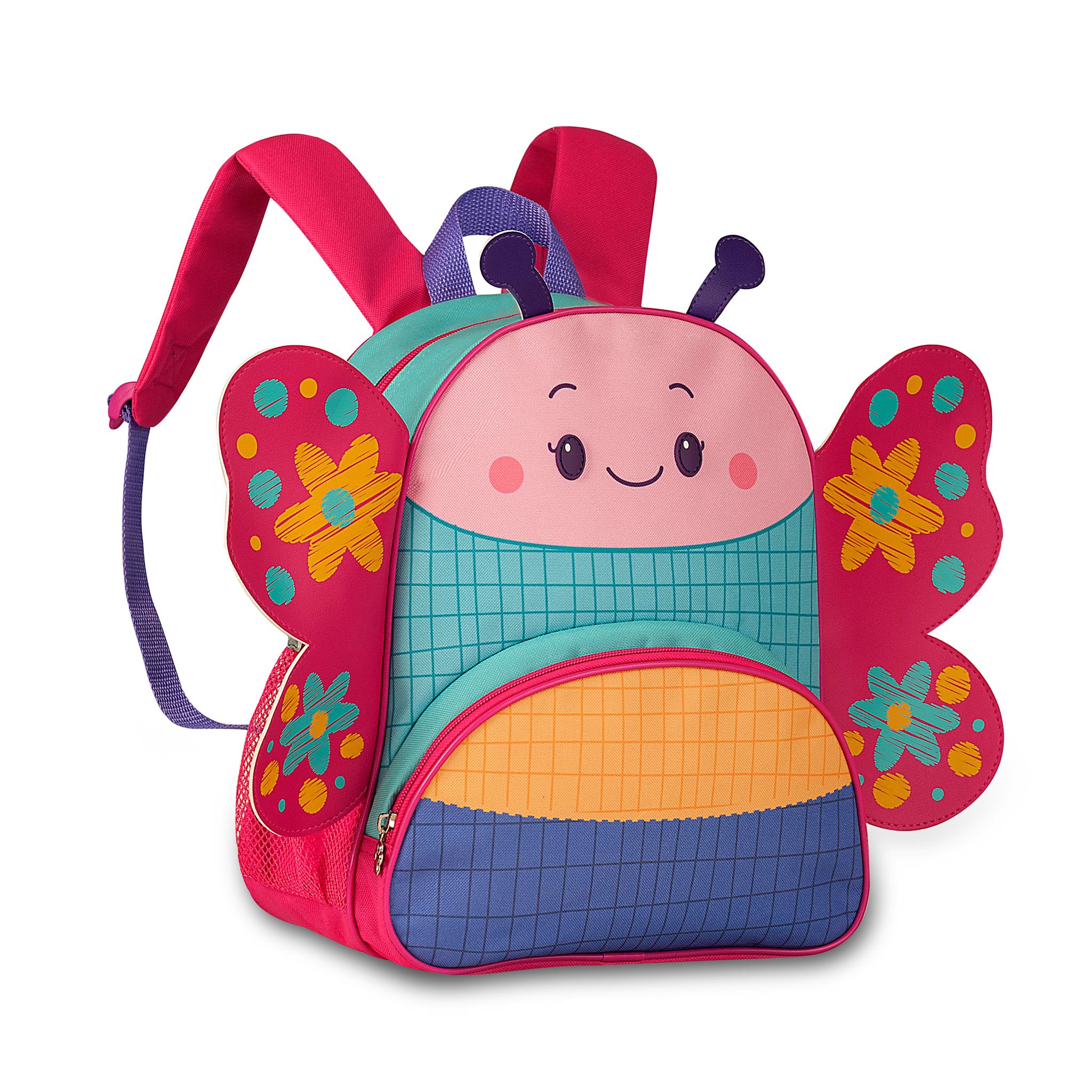 Mochila pré - escolar Borboleta 33cm - Papelaria Encantada