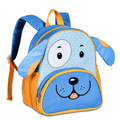 Mochila Pré-escolar Cãozinho azul 33CM - Papelaria Encantada