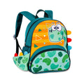 Mochila pré - escolar Dinossauro Verde 33cm - Papelaria Encantada