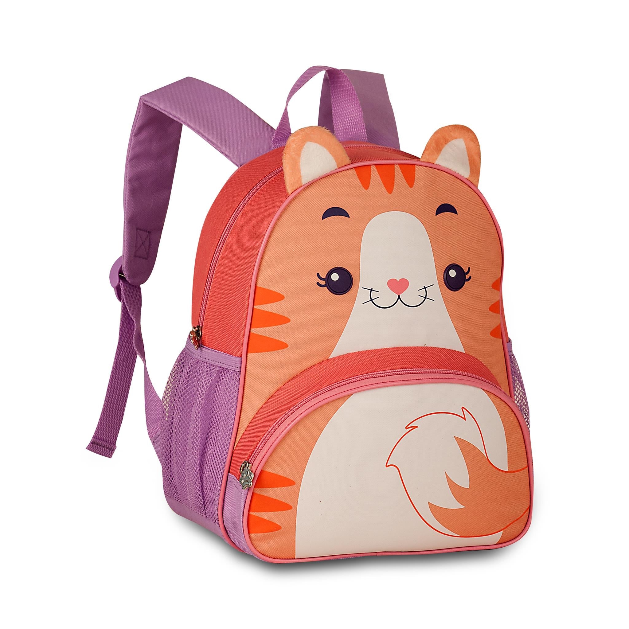 Mochila pré - escolar Gato 33cm - Papelaria Encantada