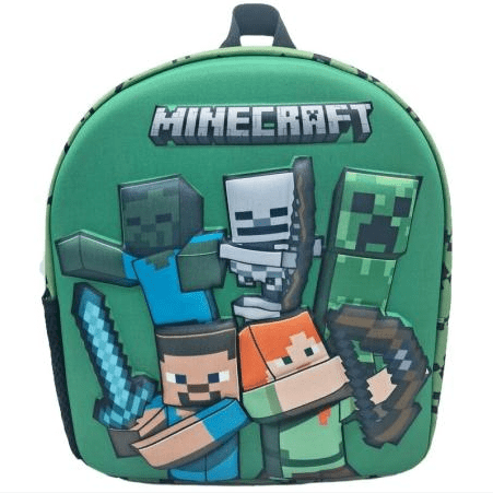 Mochila pré-escolar Minecraft - Papelaria Encantada