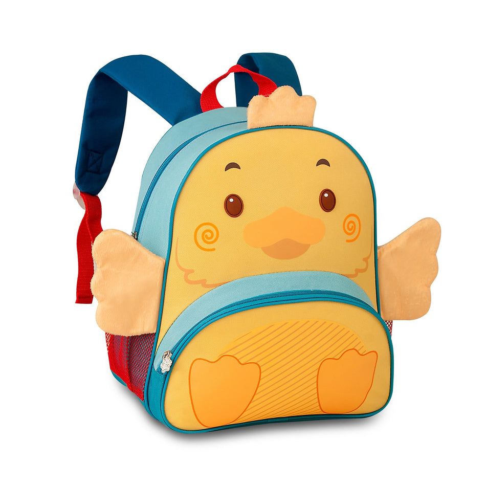 Mochila pré - escolar Pato 33cm - Papelaria Encantada