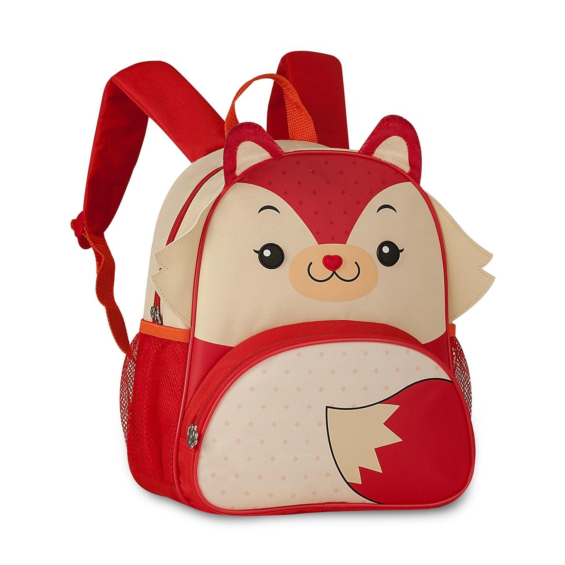 Mochila pré - escolar Raposa 33cm - Papelaria Encantada