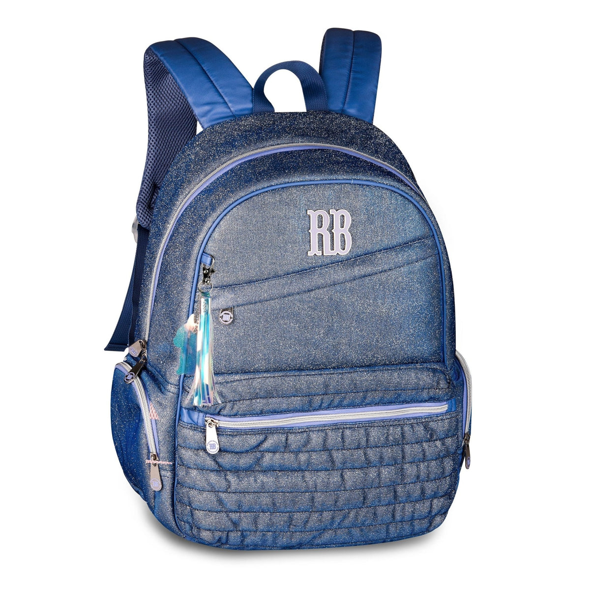 Mochila Rebecca bonbon 43cm Azul Brilhante - Papelaria Encantada