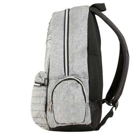 Mochila Rebecca bonbon 43cm Cinza brilhante - Papelaria Encantada