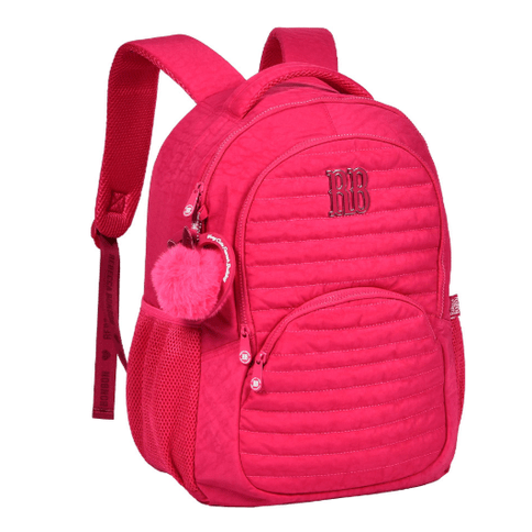 Mochila Rebecca Bonbon 43cm Rosa - Papelaria Encantada
