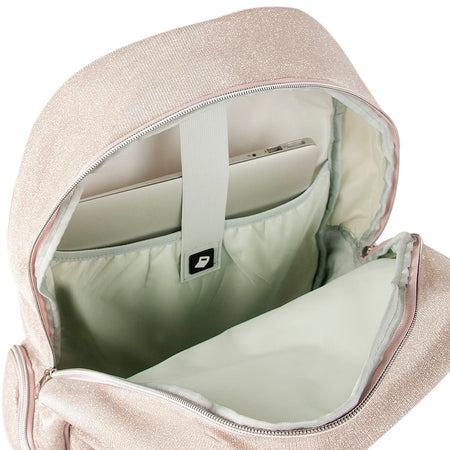 Mochila Rebecca bonbon 43cm Rosa brilhante - Papelaria Encantada