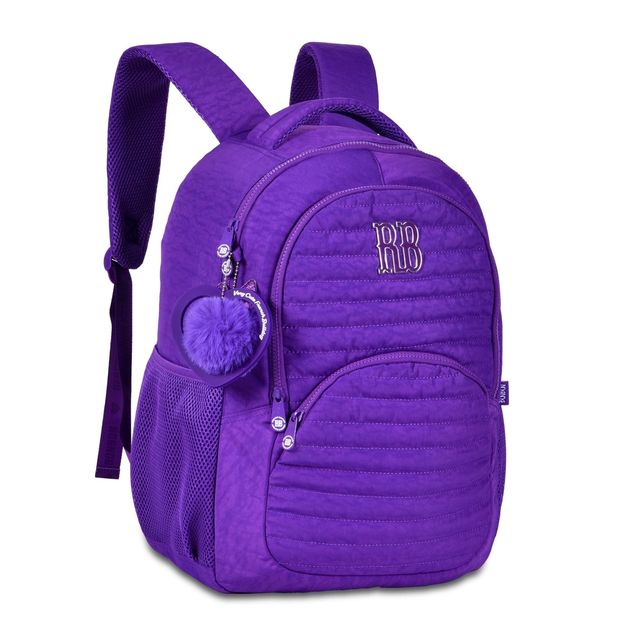 Mochila Rebecca Bonbon 43cm Roxo - Papelaria Encantada