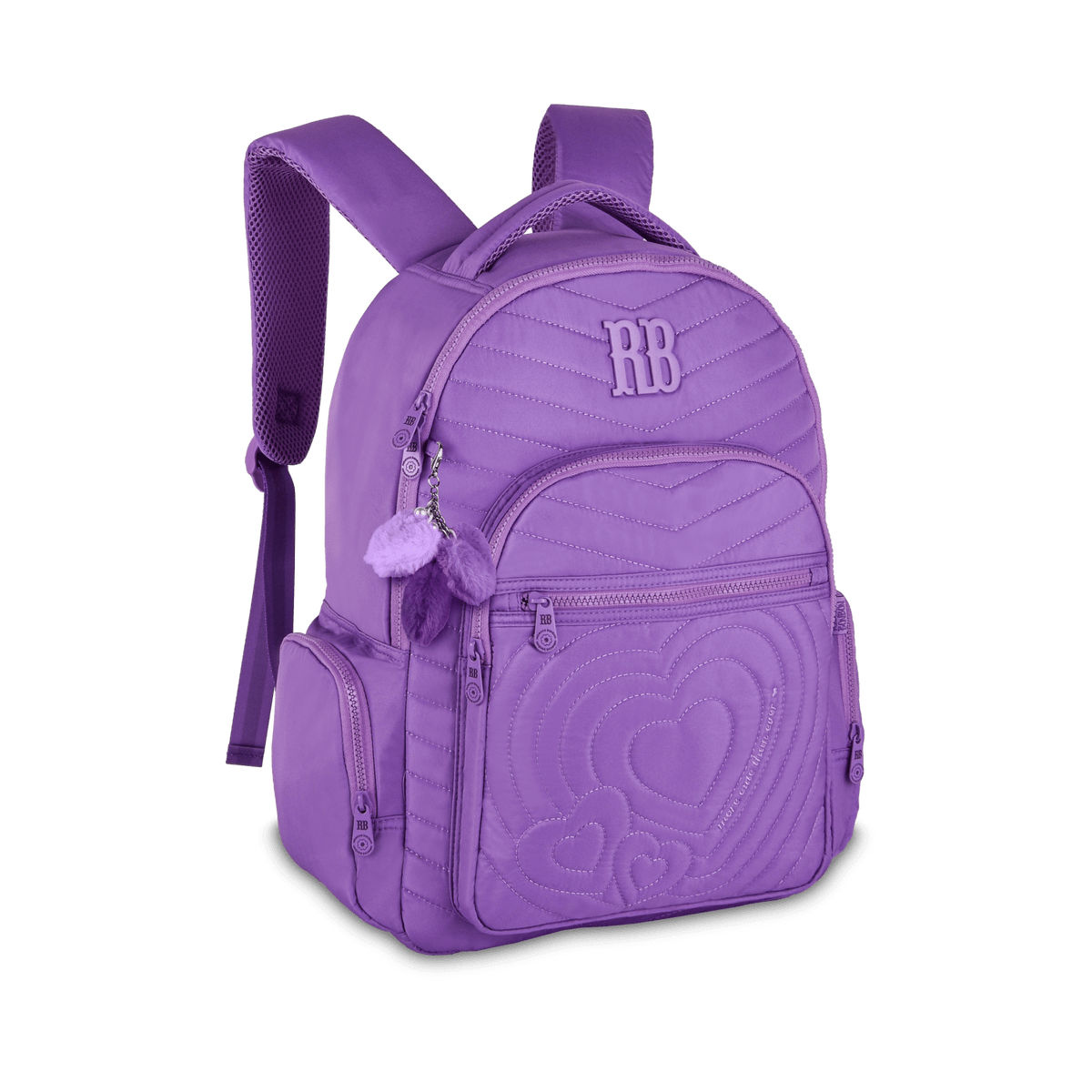 Mochila Rebecca Bonbon Roxo - Papelaria Encantada