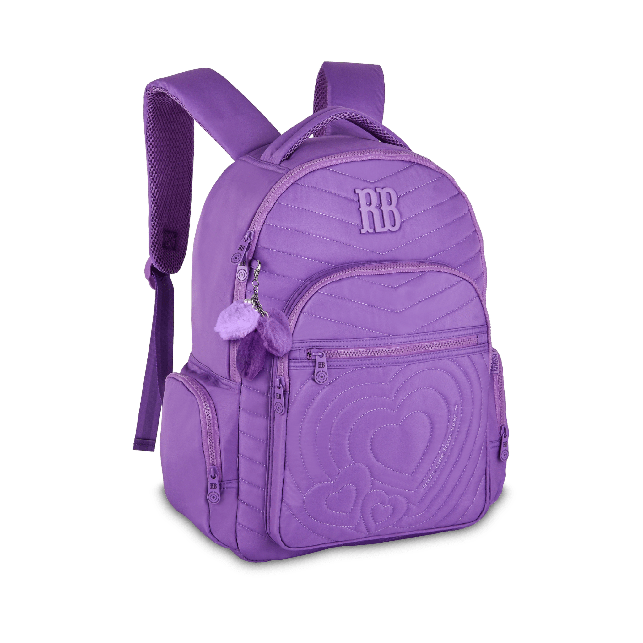 Mochila Rebecca Bonbon Roxo - Papelaria Encantada