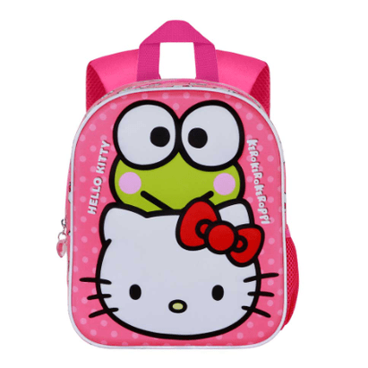 Mochila Rosa 3D Elite Hello Kitty Engraçada - Papelaria Encantada