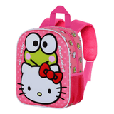 Mochila Rosa 3D Elite Hello Kitty Engraçada - Papelaria Encantada