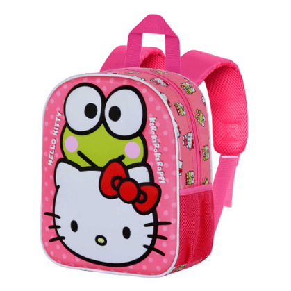 Mochila Rosa 3D Elite Hello Kitty Engraçada - Papelaria Encantada