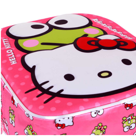 Mochila Rosa 3D Elite Hello Kitty Engraçada - Papelaria Encantada