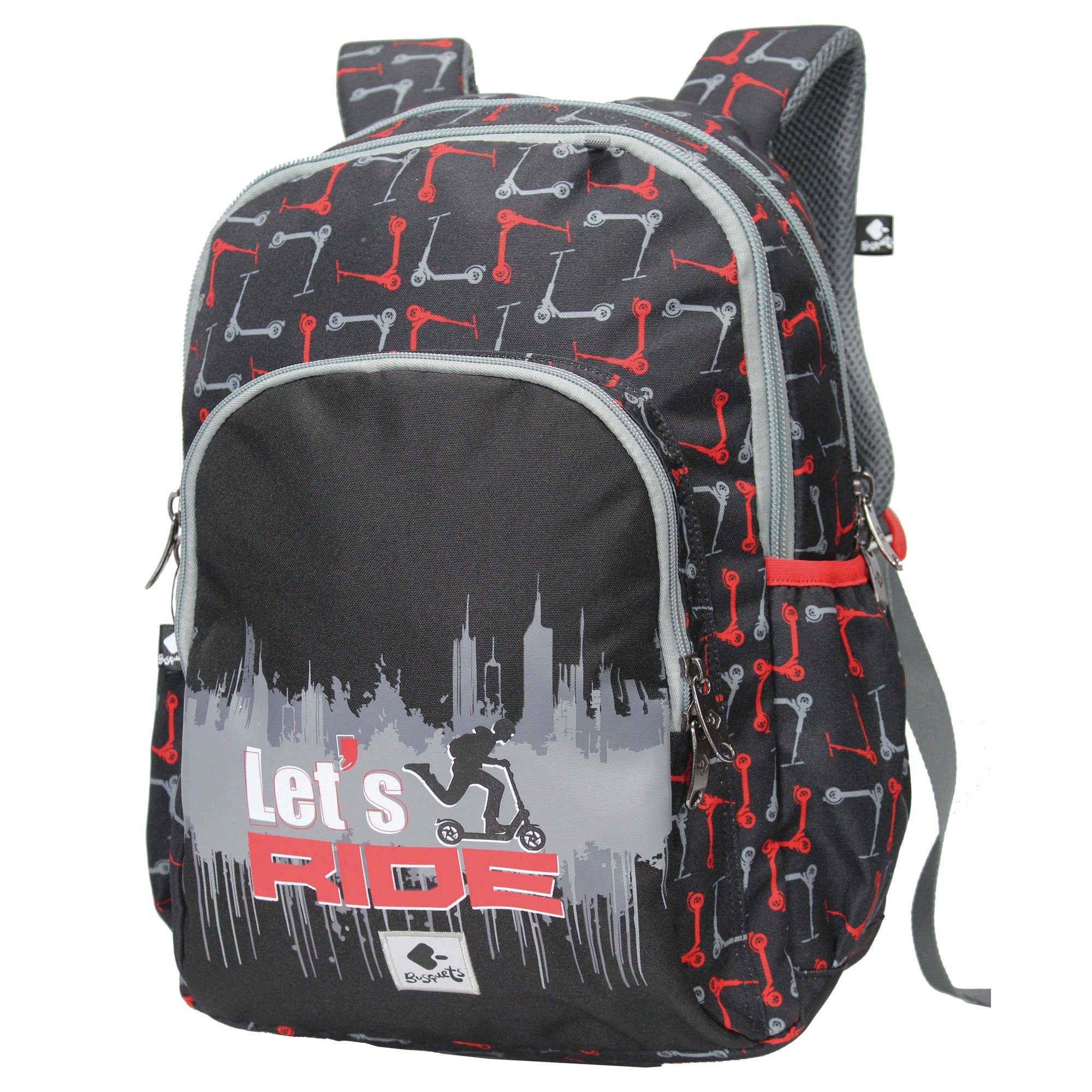 Mochila tripla Lets Ride 45cm Busquets - Papelaria Encantada