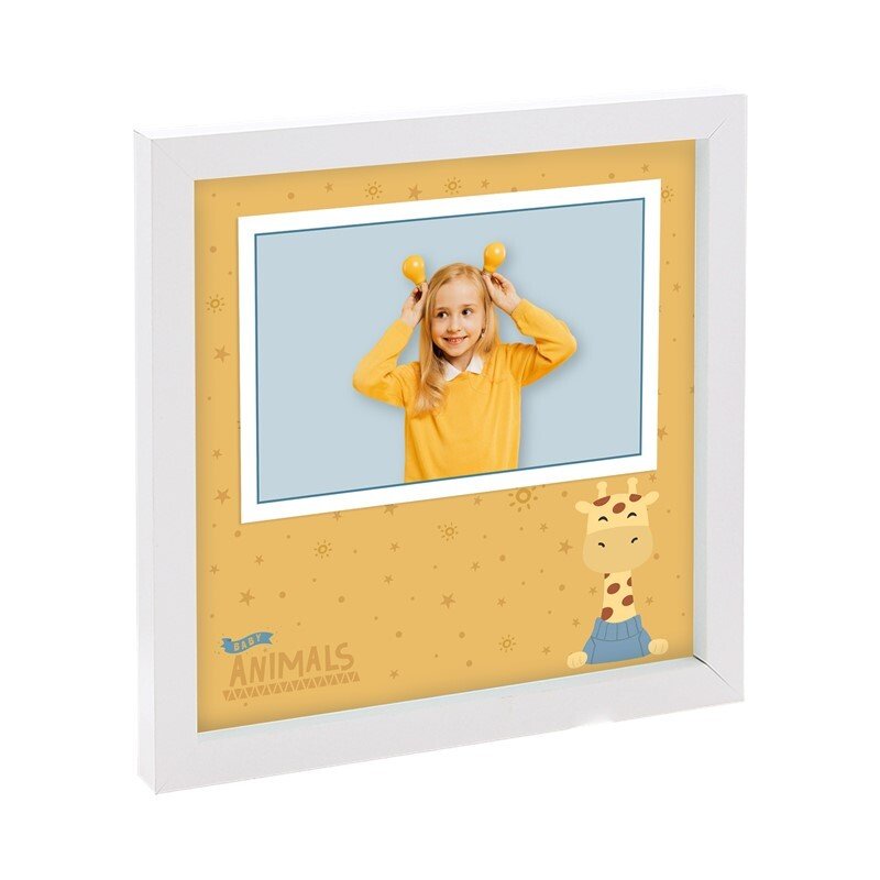 Moldura de fotografias Aurea Kids - Girafa - Papelaria Encantada