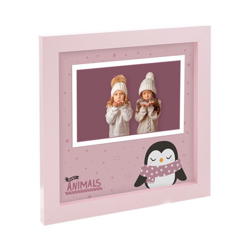 Moldura de fotografias Aurea Kids - Pinguim - Papelaria Encantada