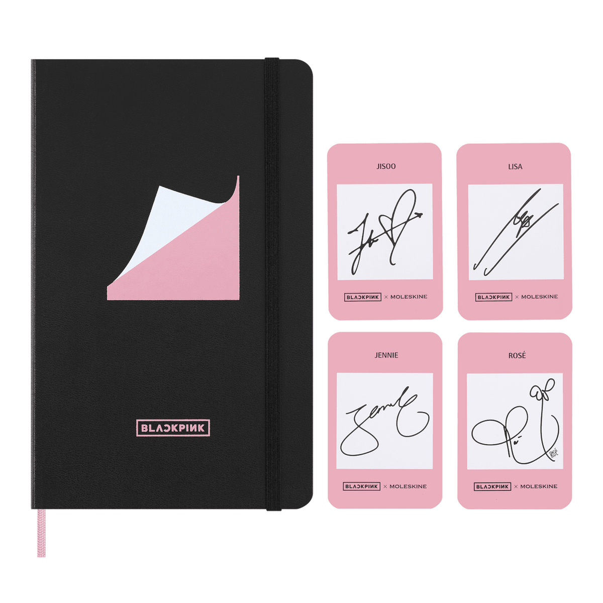 Moleskin Blackpink notebook - Edi. Limitada - Papelaria Encantada