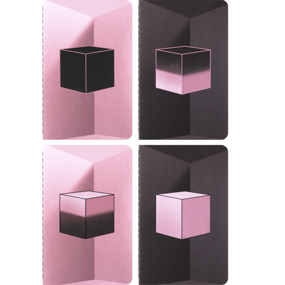 Moleskin Cahier Blackpink - Ed. Limitada - Papelaria Encantada