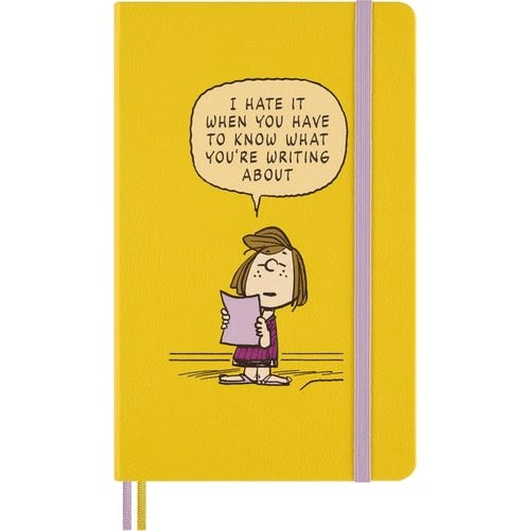 Moleskine A5 Pautado snoopy - Patty - Papelaria Encantada