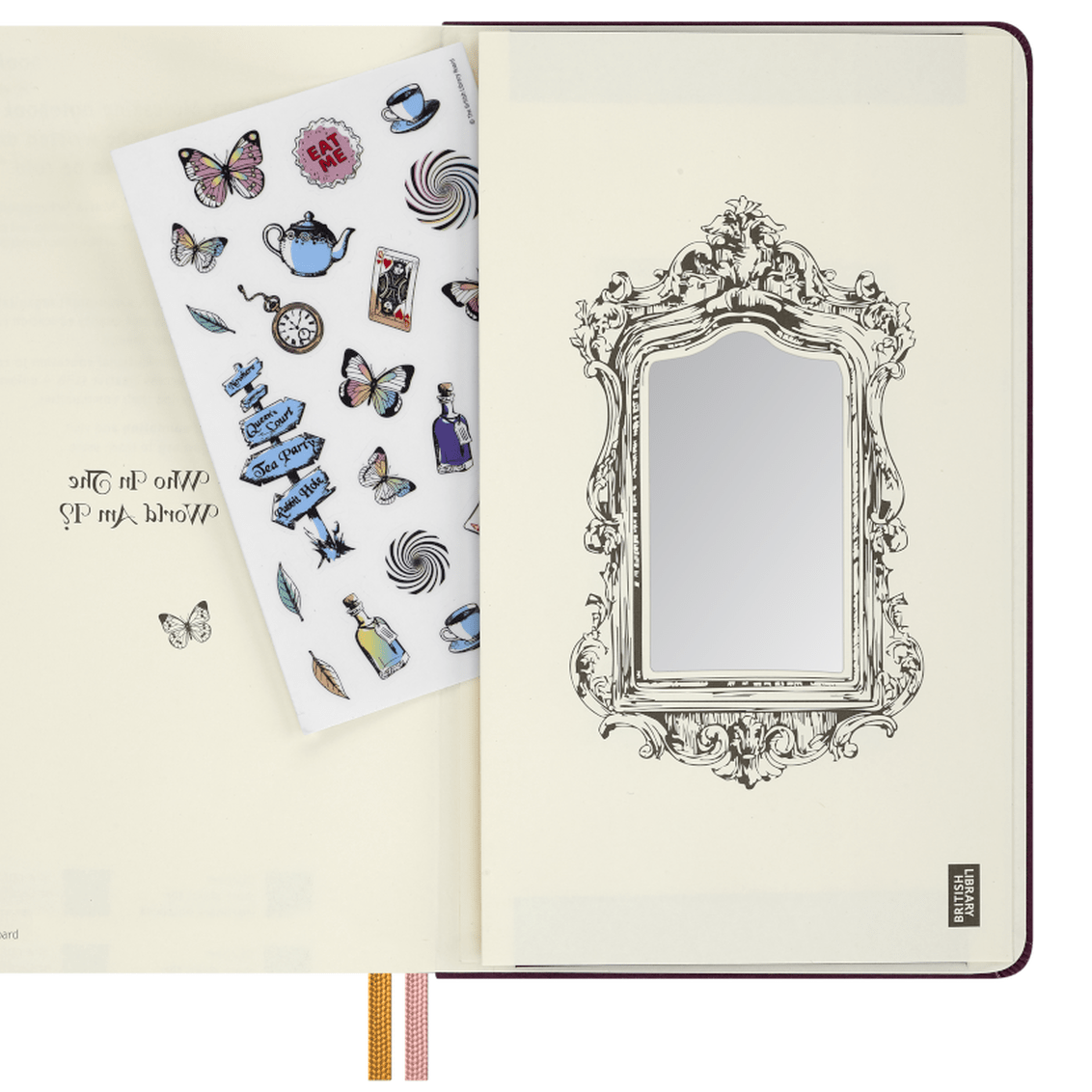 Moleskine Alice no pais das maravilhas capa dura liso Ed. Limitada - Papelaria Encantada