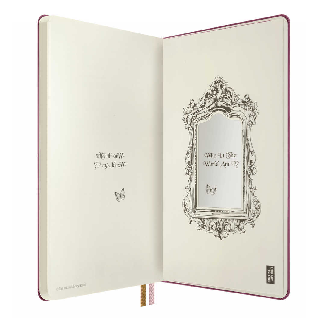 Moleskine Alice no pais das maravilhas capa dura liso Ed. Limitada - Papelaria Encantada