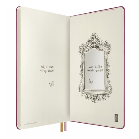 Moleskine Alice no pais das maravilhas capa dura liso Ed. Limitada - Papelaria Encantada