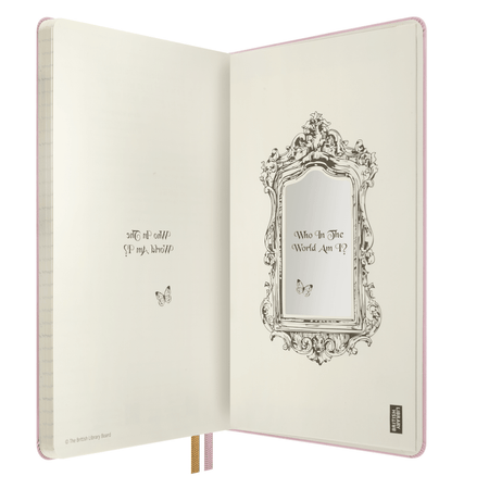 Moleskine Alice no pais das maravilhas Pautado Ed. Limitada - Papelaria Encantada