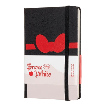 Moleskine Branca de Neve - Bow Bolso - Papelaria Encantada