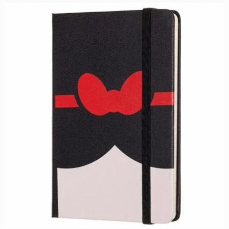 Moleskine Branca de Neve - Bow Bolso - Papelaria Encantada