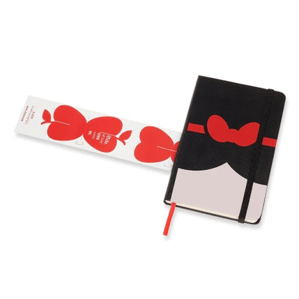 Moleskine Branca de Neve - Bow Bolso - Papelaria Encantada