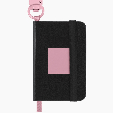 Moleskine Caderno mini liso blackpink - Papelaria Encantada