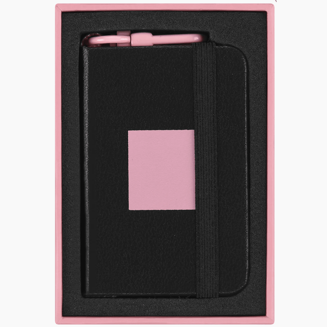 Moleskine Caderno mini liso blackpink - Papelaria Encantada
