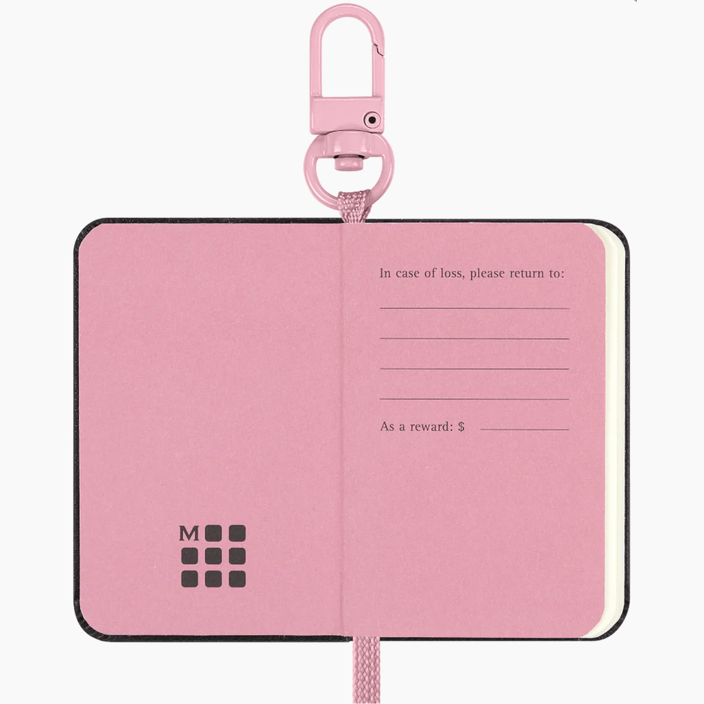 Moleskine Caderno mini liso blackpink - Papelaria Encantada