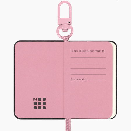 Moleskine Caderno mini liso blackpink - Papelaria Encantada